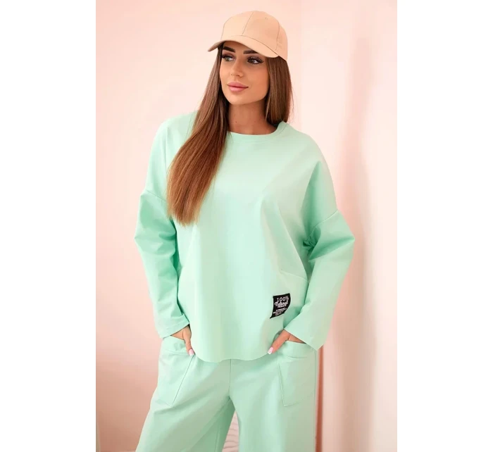 Súprava nových teplákov Punto light mint