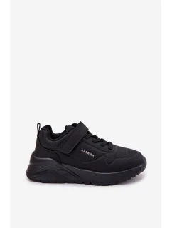 Dětské Lehké Sportovní Boty Na Platformě Černé model 21692401 - Boto
