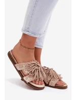 Dámské pantofle Béžové S model 21937747 - Boto