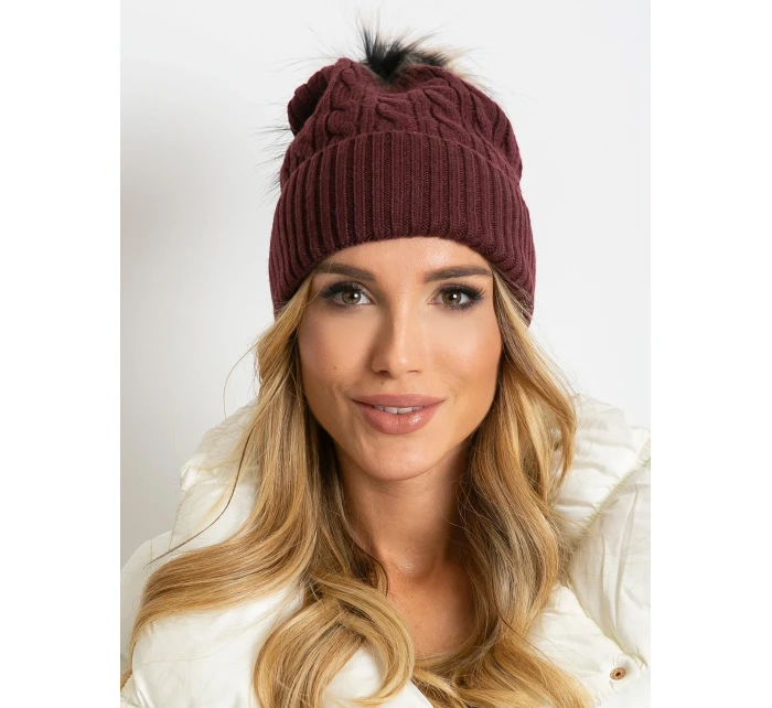 Dámska čiapka AT CZ 173501 gaštanová