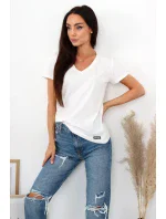 Dámská halenka s krátkým rukávem Dámská halenka s krátkým rukávem