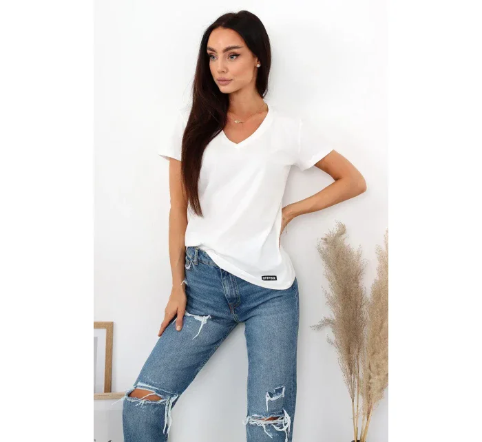 Dámská halenka s krátkým rukávem Dámská halenka s krátkým rukávem