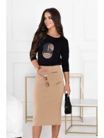 model 21292644 BLOUSE - OFF PINK