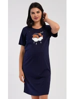 Dámská noční košile mateřská Méďa na model 21417120 - Vienetta Dámská noční košile mateřská Méďa na model 21417120 - Vienetta