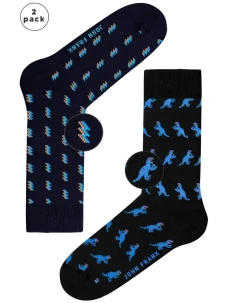 Pánske ponožky John Frank JF2LS21W53 2Pack