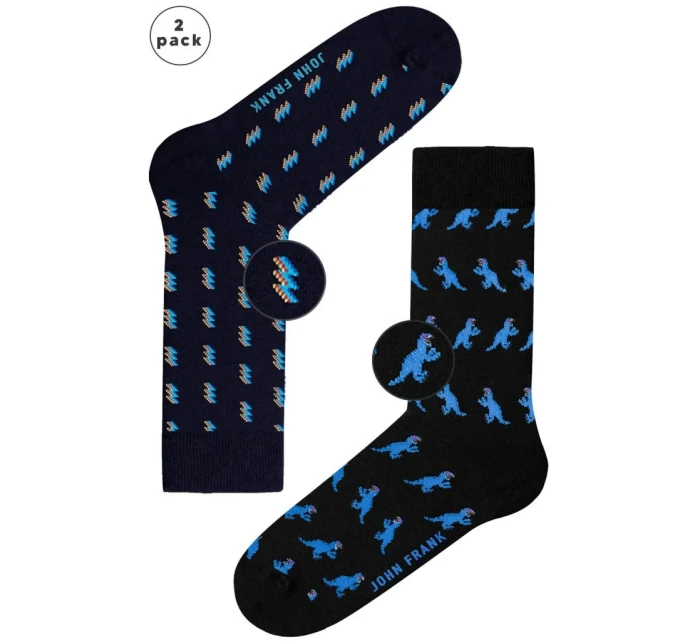Pánske ponožky John Frank JF2LS21W53 2Pack Pánske ponožky John Frank JF2LS21W53 2Pack