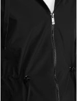 Kurtka damska parka z kapturem czarna model 22007631 - FashionStreet Kurtka damska parka z kapturem czarna model 22007631 - FashionStreet