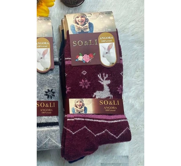 WiK 002 dámske ponožky Angora 111 35-42 WiK 002 dámske ponožky Angora 111 35-42