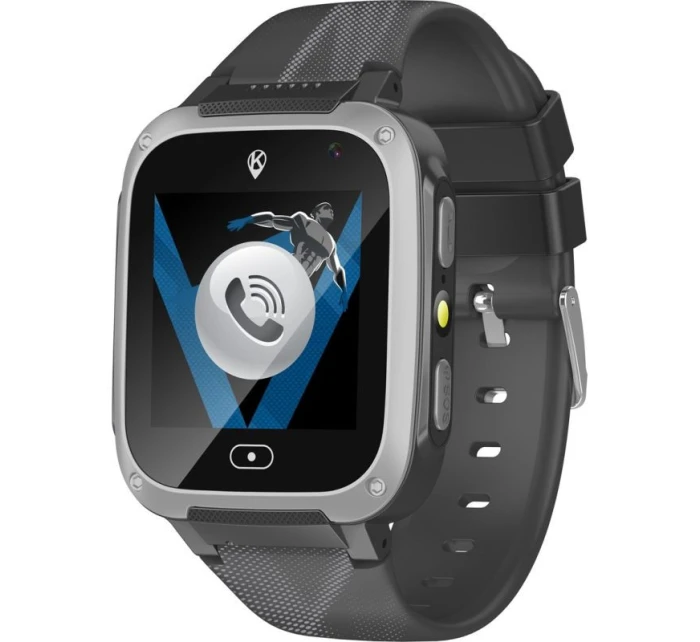 Detské inteligentné hodinky KiDiZ Basic black Detské inteligentné hodinky KiDiZ Basic black