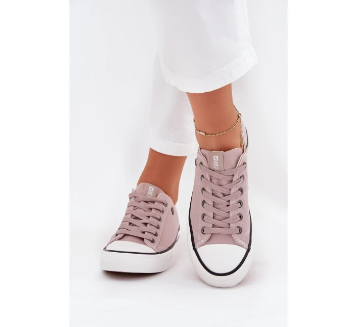 Dámské Nízké Tenisky Big Star model 21705183 Šedé - Big Star Shoes Dámské Nízké Tenisky Big Star model 21705183 Šedé - Big Star Shoes