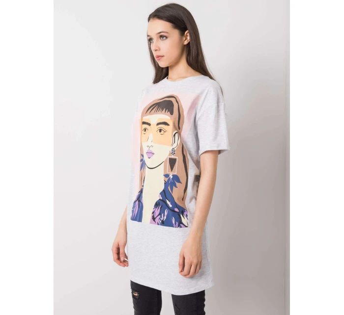 Tunika D12022O02382A svetlo šedá