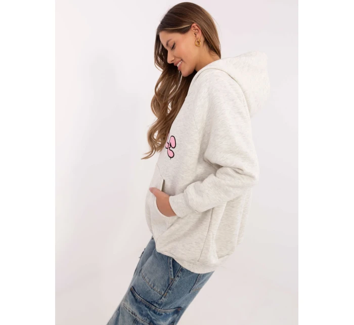 Mikina EM BL model 20811670 světle šedá - FPrice Mikina EM BL model 20811670 světle šedá - FPrice