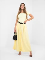 Nohavice IT SP 17872.29 svetložltá