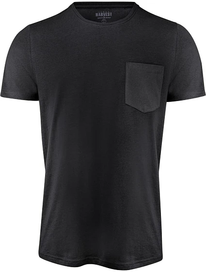 James Harvest Walcott T-Shirt Men Pánske tričko „Two-Tone“ 62.4020 čierne James Harvest Walcott T-Shirt Men Pánske tričko „Two-Tone“ 62.4020 čierne