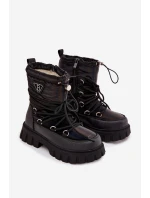 Dětské černé sněhule model 21747728 - Boto Dětské černé sněhule model 21747728 - Boto