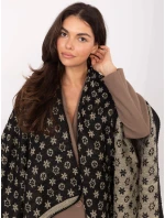 Pončo AT PN 7661.89 čierna a béžová Pončo AT PN 7661.89 čierna a béžová