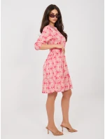 Šaty D74516M30485B koralová