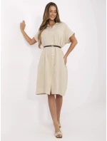 Sukienka MI SK model 21121836 beżowy - FPrice