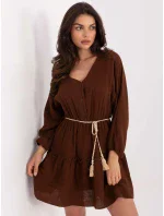 Šaty MI SK A5079.27 tmavohnedé