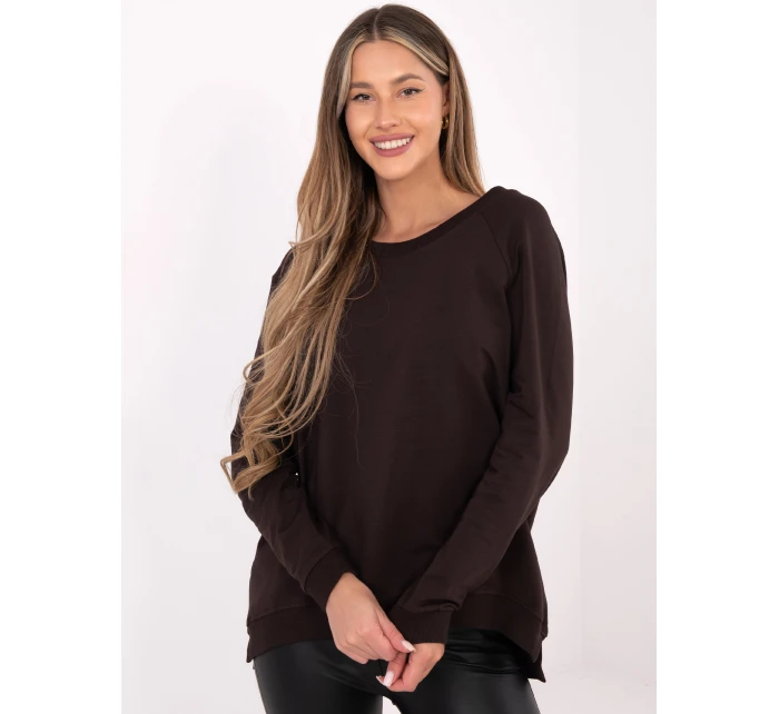 Mikina RV BL 5850.11X tmavohnedá Mikina RV BL 5850.11X tmavohnedá