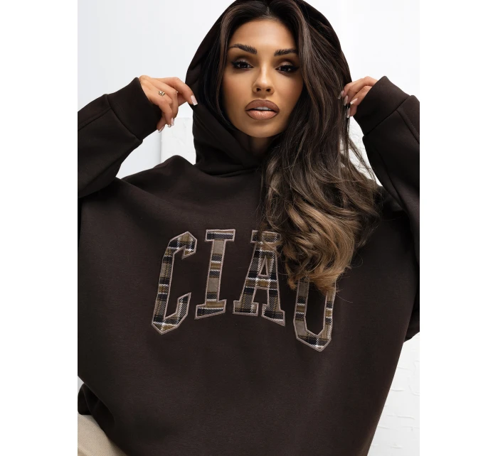 RV BL mikina A1039.22 tmavohnedá RV BL mikina A1039.22 tmavohnedá