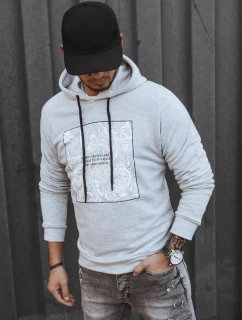 Pánská šedá mikina model 21966827 - Dstreet