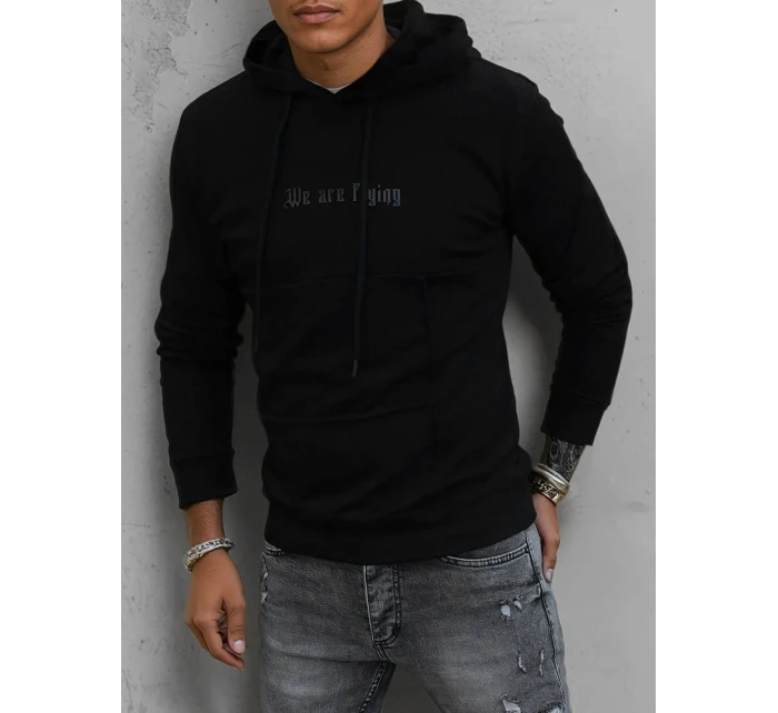 Pánská černá mikina Dstreet model 21966863 - FashionStreet Pánská černá mikina Dstreet model 21966863 - FashionStreet