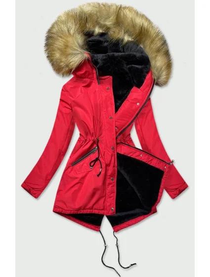 ZIMOWA KURTKA DAMSKA PARKA CZERWONA model 21242289 - S'WEST ZIMOWA KURTKA DAMSKA PARKA CZERWONA model 21242289 - S'WEST