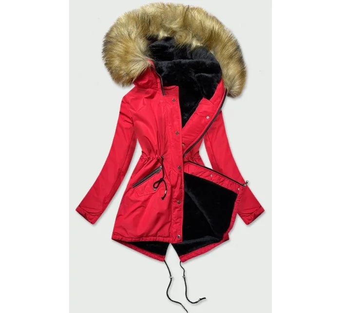 ZIMOWA KURTKA DAMSKA PARKA CZERWONA model 21242289 - S'WEST ZIMOWA KURTKA DAMSKA PARKA CZERWONA model 21242289 - S'WEST