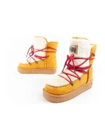 D.Franklin Snowshoes Dámske zimné módne kožušiny zateplené Mustard Women's