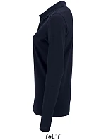 SOL'S Perfect LSL Women Dámske piqué polo s dlhým rukávom 25.2083 francúzska námornícka modrá