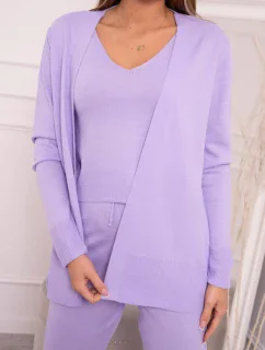 Súprava svetrov 3-dielna fialová