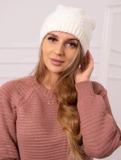 Dámska čiapka Lorena K377 ecru