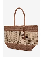 Velká Béžová Nákupní Taška z model 22111678 - Flora&Co