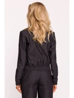 Bunda bomber   grafitová model 20475998 - Moe