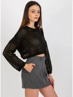 Dámska sukňa BA SD 3105.33P tmavo šedá - Coosh