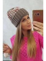 Dámská čepice Iris model 18751799 cappuccino - K-Fashion