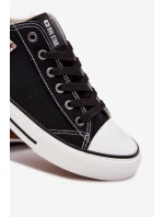 Trampki Męskie Niskie Materiałowe Big Star DD174504 Czarne