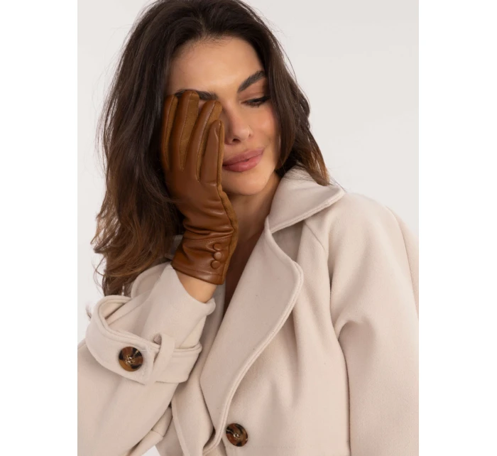 Rukavice AT RK model 20591890 světle hnědé - FPrice