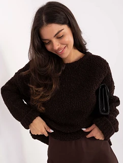 Jumper MI SW WK32601.19 tmavohnedý