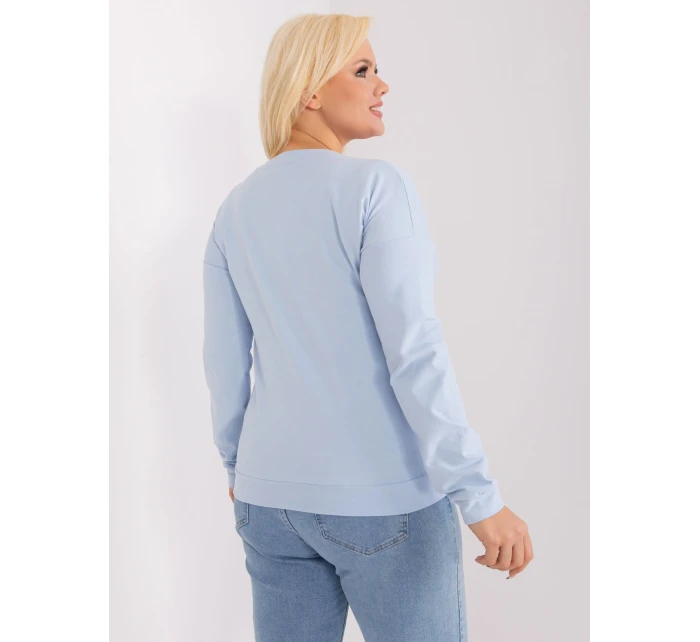 Bluzka RV BZ model 19394472 jasny niebieski - FPrice