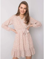 Šaty TW SK BI model 15151241 béžová - FPrice Šaty TW SK BI model 15151241 béžová - FPrice