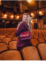 Dámská kabelka model 21893243 Elegance Raspberry - Vuch