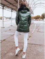 Dámská prošívaná zimní bunda zelená Dstreet model 21963924 - FashionStreet Dámská prošívaná zimní bunda zelená Dstreet model 21963924 - FashionStreet