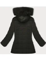Dámska prešívaná zimná bunda v army farbe J Style (16M9119-136) Dámska prešívaná zimná bunda v army farbe J Style (16M9119-136)