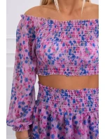 Fialová květinová sada Fialová květinová sada