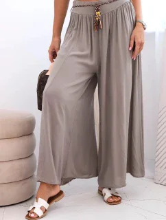 Dámske viskózové nohavice so širokými nohavicami fango