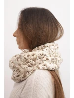 Dámsky vlnený hrubý šál na zimu KN24 svetlo béžový Dámsky vlnený hrubý šál na zimu KN24 svetlo béžový