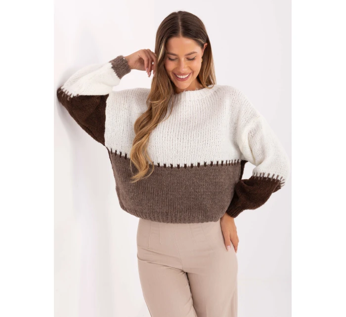 Jumper MI SW 3181.22 hnedý Jumper MI SW 3181.22 hnedý