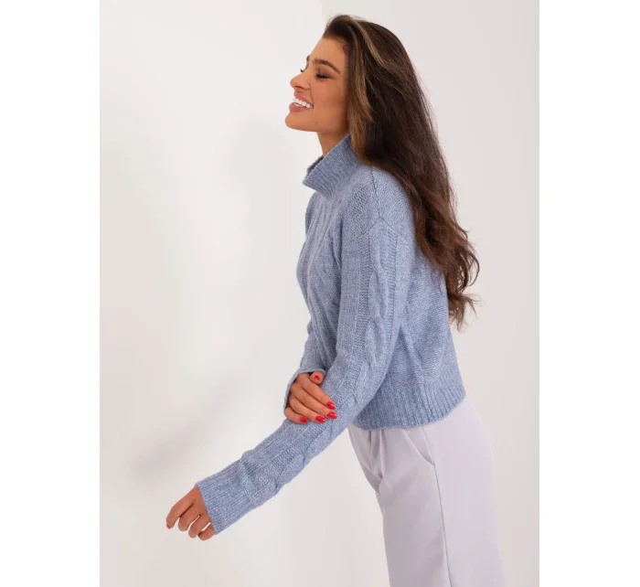 Sweter TW SW model 19525745 ciemny niebieski - FPrice